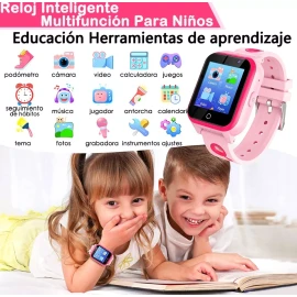 GL Reloj Inteligente Para Niños Con Música Y Cámara Y 18 Juegos