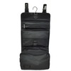 Mens Handmade Real Leather Hanging Toiletry Bag Travel Overnight Wash