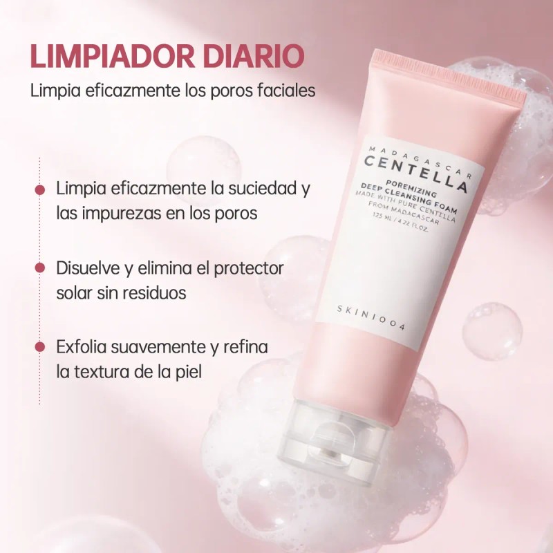 Skin1004 Espuma Limpiadora Centella Reductora De Poros 125ml