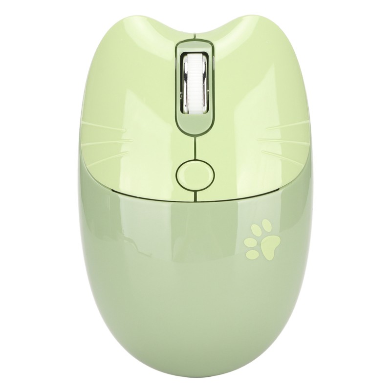 Wireless Mouse Cute Cartoon Cat Paw 2.4G Dual Mode Computer