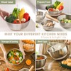 Umite Chef Mixing Bowls with Airtight Lids, 6 piece Stainless