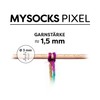 myboshi Dallas Knitting Set for Advanced Users, Includes mysocks Pixel