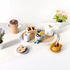 Little Log Wooden Tea Set for Little Girls, Wooden Toys