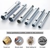 LEPEVNEY Metric Box Spanner Wrench Tubular Torque Bar Socket Tap