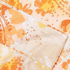 Pointehaven Bedding Full Bed Sheet Set- 4 Pieces Bedding- 100% Polyester Microfiber- Super Soft Easy Care Bed Linen Set - Breathable, Deep Pockets, Extra Soft (Full Peach Paisley)