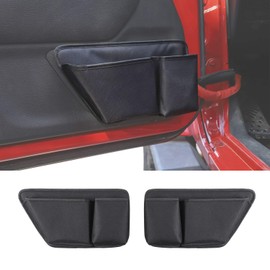 RT-TCZ para Jeep Wrangler JK bolsillos de almacenamiento de puerta accesorios organizador interior para Jeep Wrangler JK JKU 2011-2018 2/4 puertas