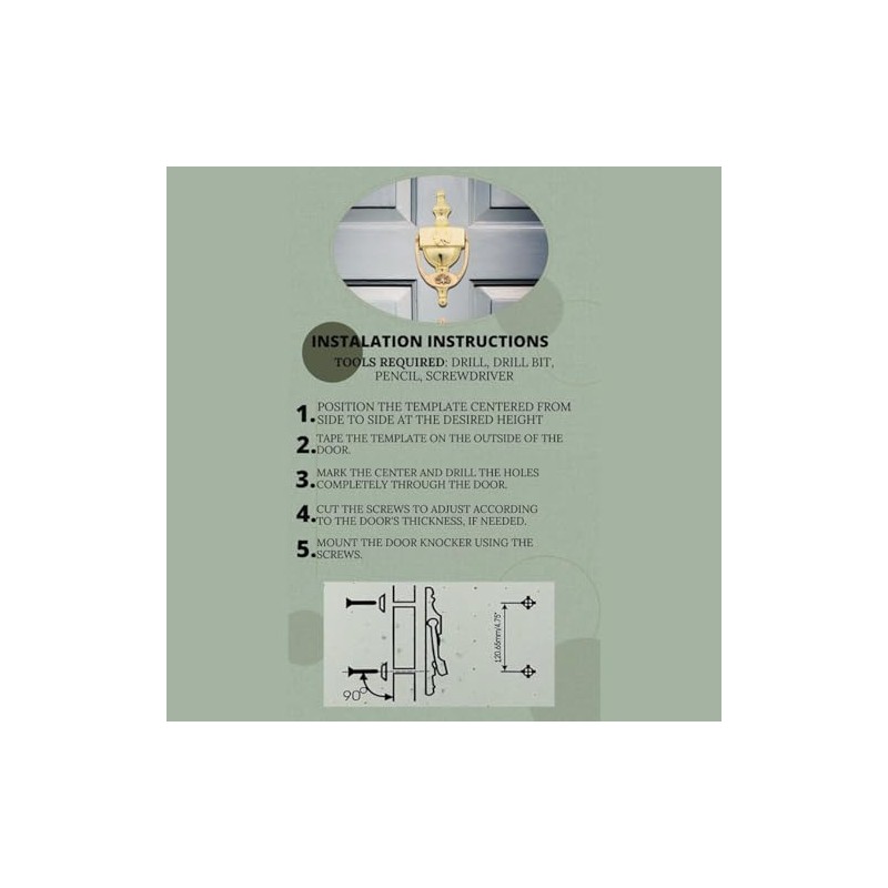 Exclusively Irish Door Knocker for Front Door - Failte Claddagh