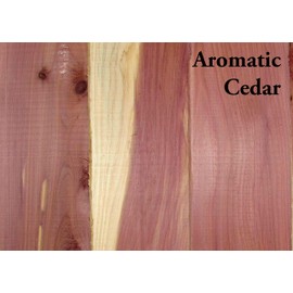 Woodchucks Wood All Eastern Red Cedar 3/4" Thick Boards - Box of 15-20 Pieces
