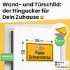 DankeDir! Papas Schnarchecke Sign 30 x 20 cm Christmas Father