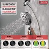 Delta SureDock 7-Spray Handheld Showerhead with H2Okinetic and Pause in
