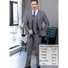 Mens Tweed Herringbone Wedding Suit Prom Tuxedos 3 Piece Peak