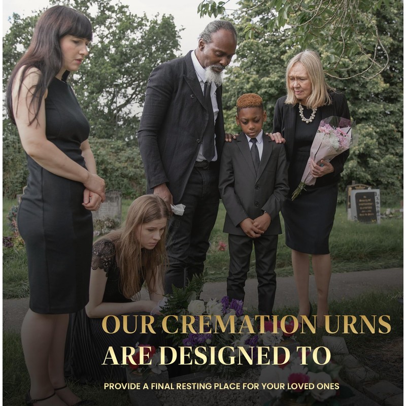 KARYLIZ Motorcycle Cremation Urns for Human Ashes Adult Female Funeral