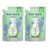 iClean Antibacterial Foam Hand Soap Refillable Green Grape, 450ml, 2 Pieces / 아이깨끗해 항균 폼 핸드솝 리필형 청포도, 450ml, 2개