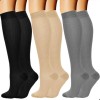 Calcetines De Compresión Media 20-30 Mmhg Venas Varicosas