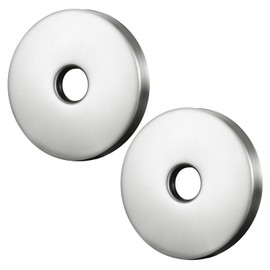 Mgoodoo 2 Pcs Extra Large Shower Arms Flange 3.5 Inches Replacement Round Escutcheon Cover Plates for Most Brands Shower Head Arms(Chrome)