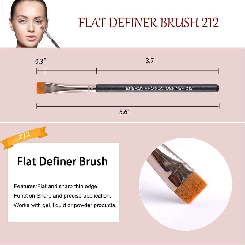 ENERGY Pro Definer Flat Concealer Eye Makeup Brush - 212
