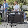 UWEAR 1 PCS Folding Bar Stool with Back, Tall Foldable