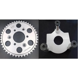 CDHPOWER 1.25" Rear Hub Adapter & 44T Chain Drive Sprocket Gas Motorized Bike Engine