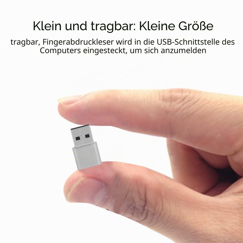 Arcanite USB Fingerprint Reader Scanner for PC 11 Zinc Alloy