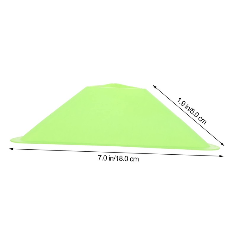 Kisangel 12pcs Multi-Function Soccer Training Cones Pe Agility Markers for