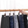 Set of 5 Household Non-marking Stainless Steel Multi Hooks Storage