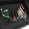 OEMTOOLS 22215 Pliers Holder – 16-Piece Tool Box & Drawer