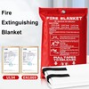 UNISAFER Emergency Fire Blanket for Home and Kitchen Fiberglass Fire
