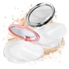 IANFAN 2 Pcs Loose Powder Container with Puff, 0.18 oz