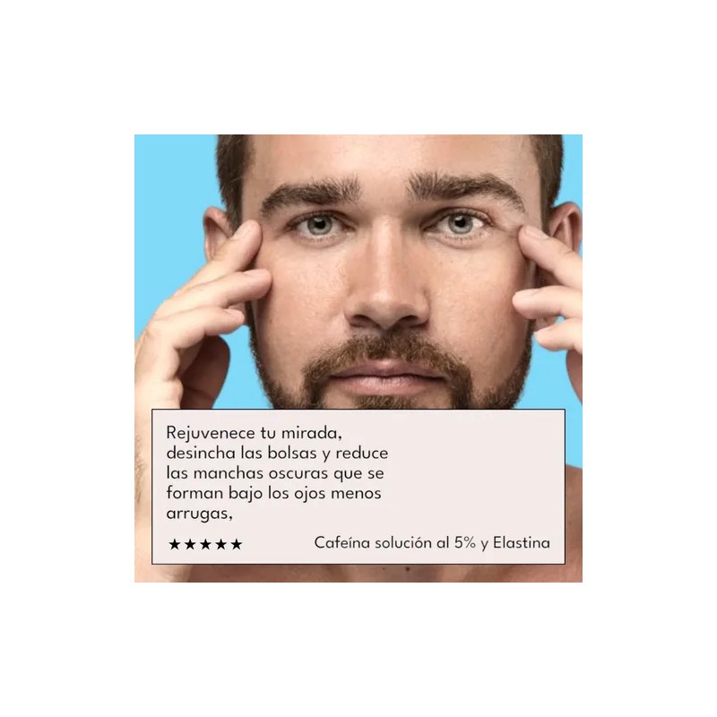 Sérum Cafeína 5% y Elastina Bolsas,Ojeras Y Antiarrugas 50 ml