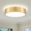 Peblto Dimmable Gold LED Ceiling Light, 2700K-6000K 5CCT in One