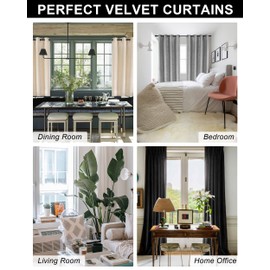 SNITIE Sky Blue 96in Long Velvet Curtains with Grommet, Super Soft Noise Reducing Thick Light Filtering Velvet Drapes for Living Room and Bedroom, Set of 2 Panels, 52 x 96 Inch Long