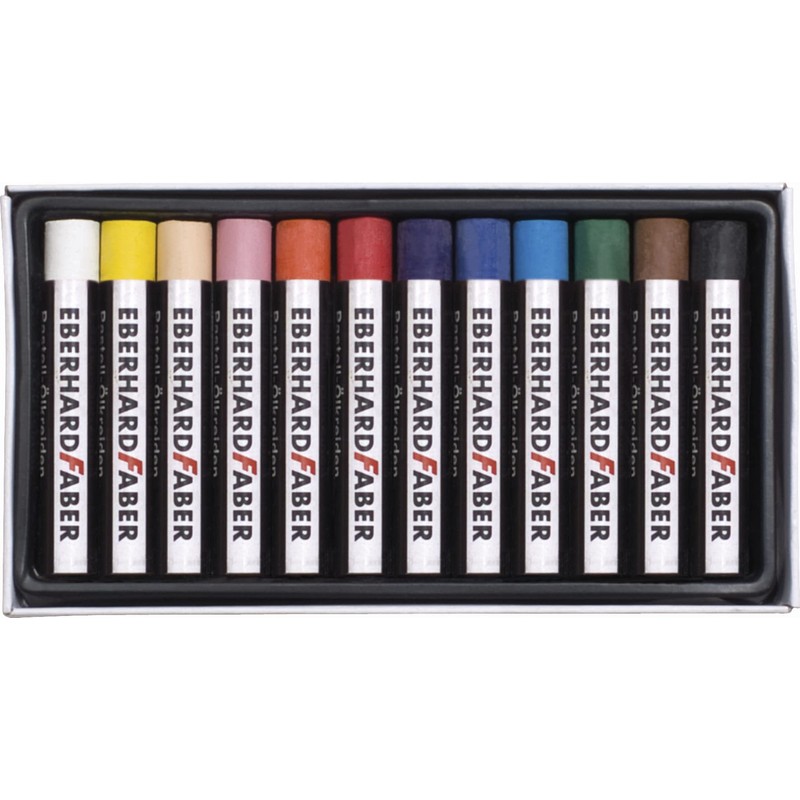 Eberhard Faber Oil Pastel Crayons Cardboard Box of 12
