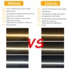 Clearhill 12V COB 480LED Strip Lights,6.56FT/2M（No Power Supply）,Natural White 4000K,480LEDs/M,with
