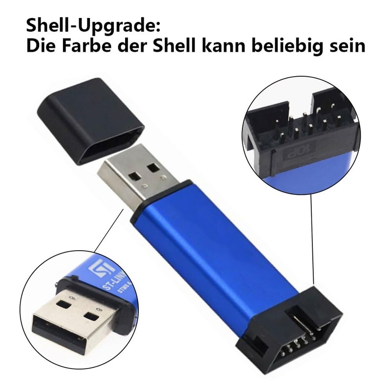 3pcs ST-Link V2 Programming Device Emulator Downloader (Random Color) with