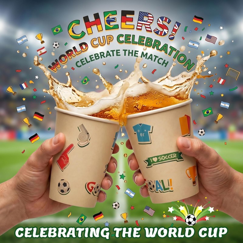Soccer Party Decorations Serves 25, World Cup 2026 Soccer Party
