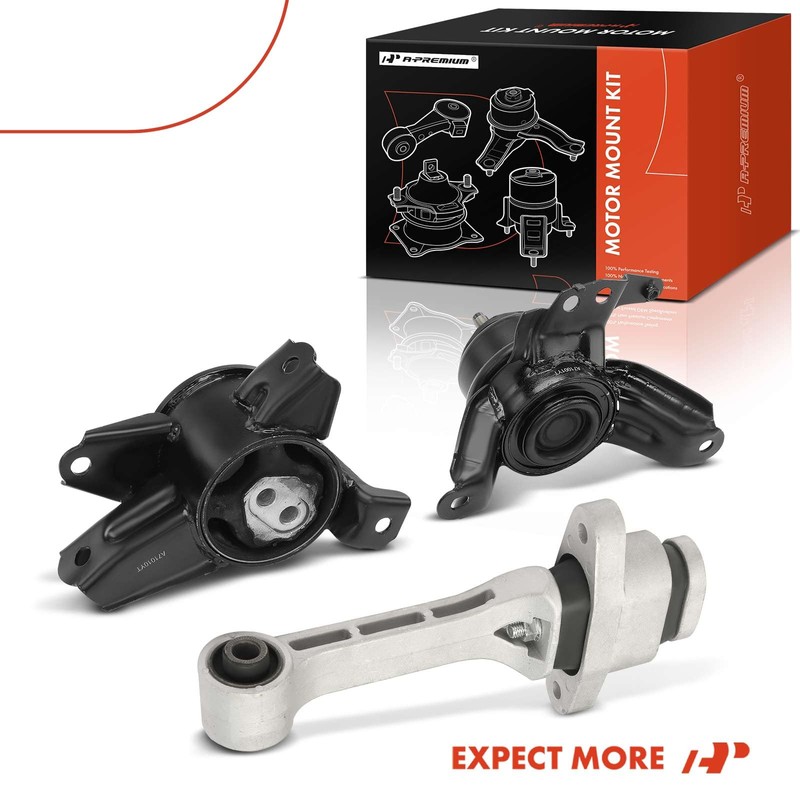 A-Premium 3PCS Engine Motor Mount and Transmission Mount Set Compatible