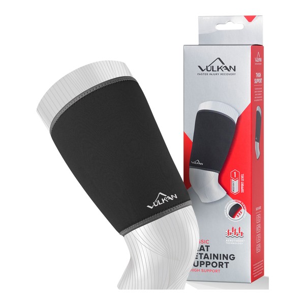 Vulkan Classic Thigh Support, Large, Thigh Brace for Muscle Stability,