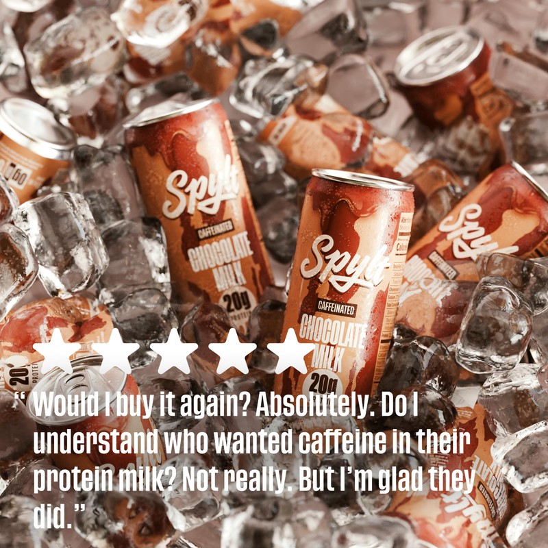 Spylt High Protein Chocolate Milk with 60mg Caffeine & 20g