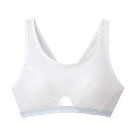 Wacoal CFX333 Kids Junior Bra, Sports Bra, Sweat Absorbent, Quick Drying, Mesh Material, No Shake, For Girls, white