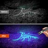 UniqueFire 1702 365nm UV Black Light Flashlight, High Power USB-C
