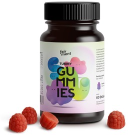fairment Tummy Gummies Gummies with Probiotic Cultures Bacillus Subtilis and Bacillus Coagulans with Magnesium, Zinc, Vitamin B2 and B12-60 Gummies