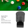 Magnetic Billiard Chalk Holder Aluminium Alloy Round Snooker Cue Chalk