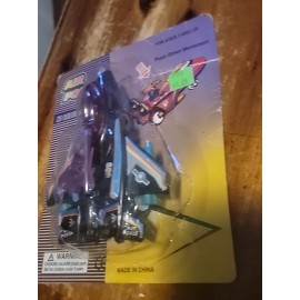 Vintage plastic Air Force Push Down Movement Aircraft