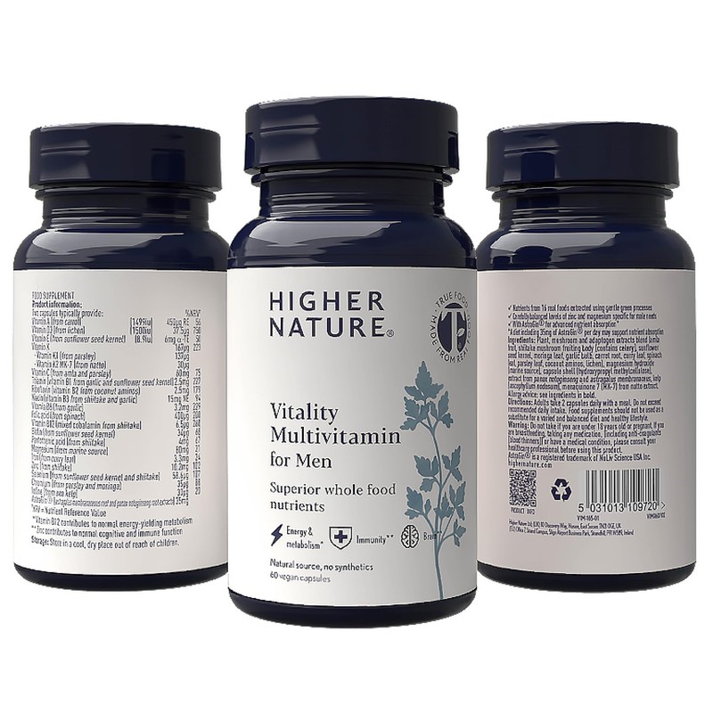 Higher Nature - Vitality Multivitamin for Men - True Food
