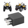 Akozon Auxiliary Relay, 9010‑150350 Auxiliary Relay Metal Black Replacement for