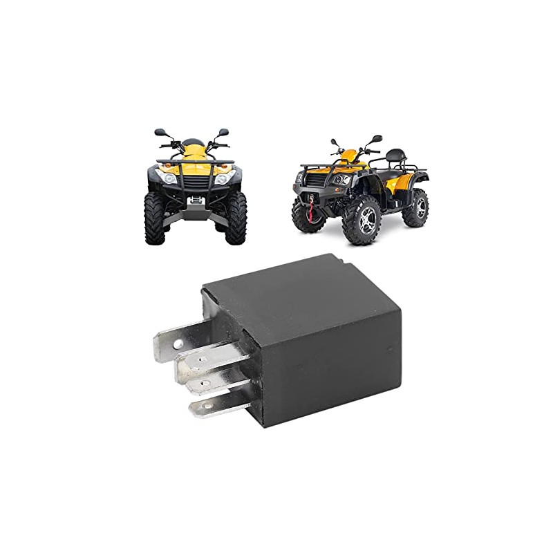 Akozon Auxiliary Relay, 9010‑150350 Auxiliary Relay Metal Black Replacement for