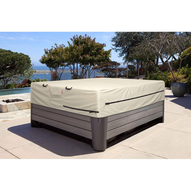 Porch Shield Square Hot Tub Cover - Waterproof Outdoor SPA