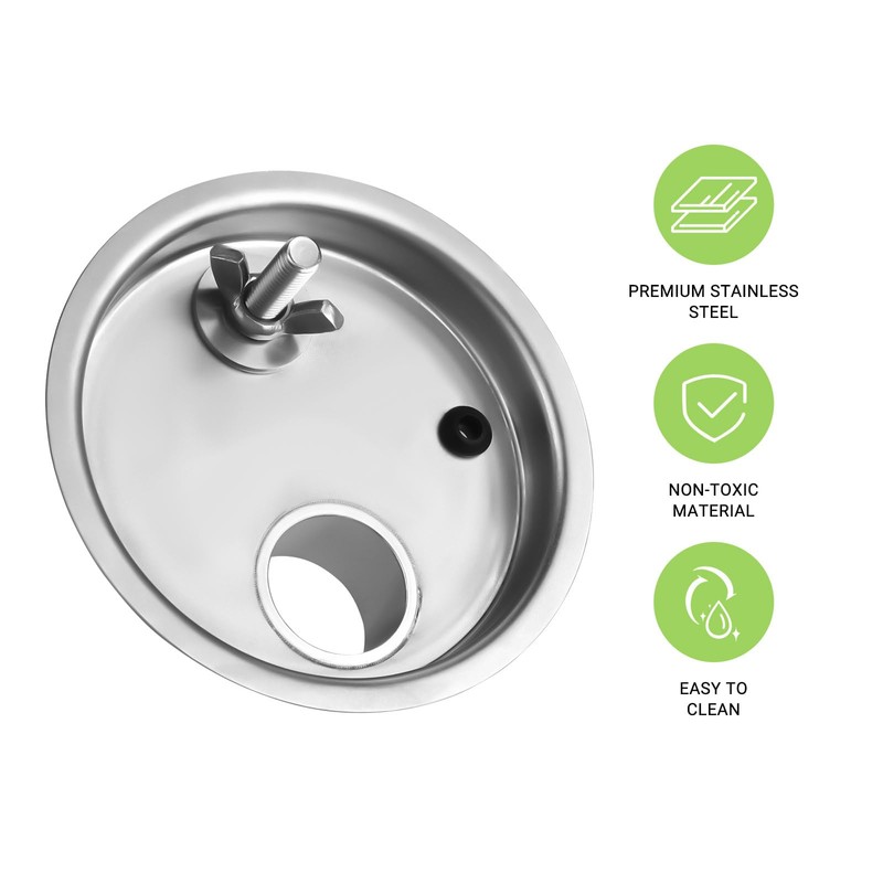 Universal Bowl Adaptor, Standard Adapter for Big Green Egg, WSM,