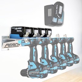 Generic PERCH Battery Holder Expansion for Makita 18v Batteries, 5 Tools