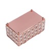 zalati Tissue Storage Case Holder Box with Crystal Style for
